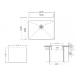 Мойка кухонная ZorG ZRE 6050